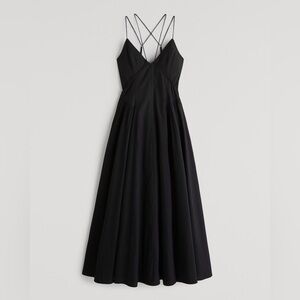 Abercrombie Strappy Plunge Corset Maxi Dress